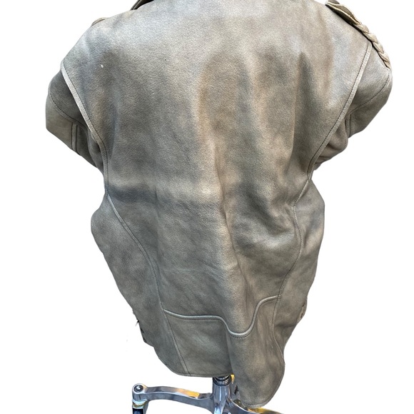 VINTAGE HIGHWAY ONE LEATHER MOTORCYCLE JACKET size XL - Picture 7 of 12